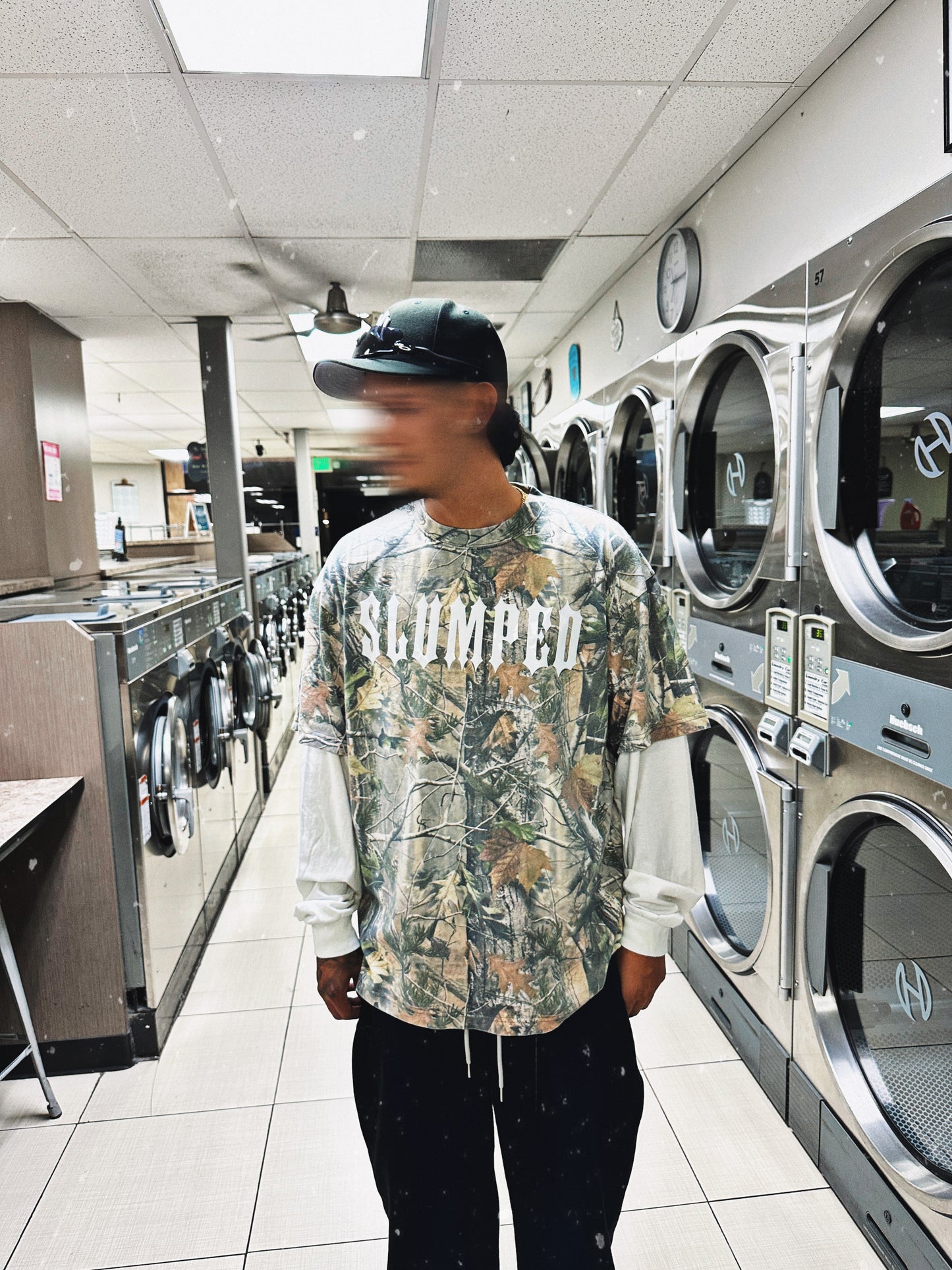SLUMPED CAMO LONGSLEEVE