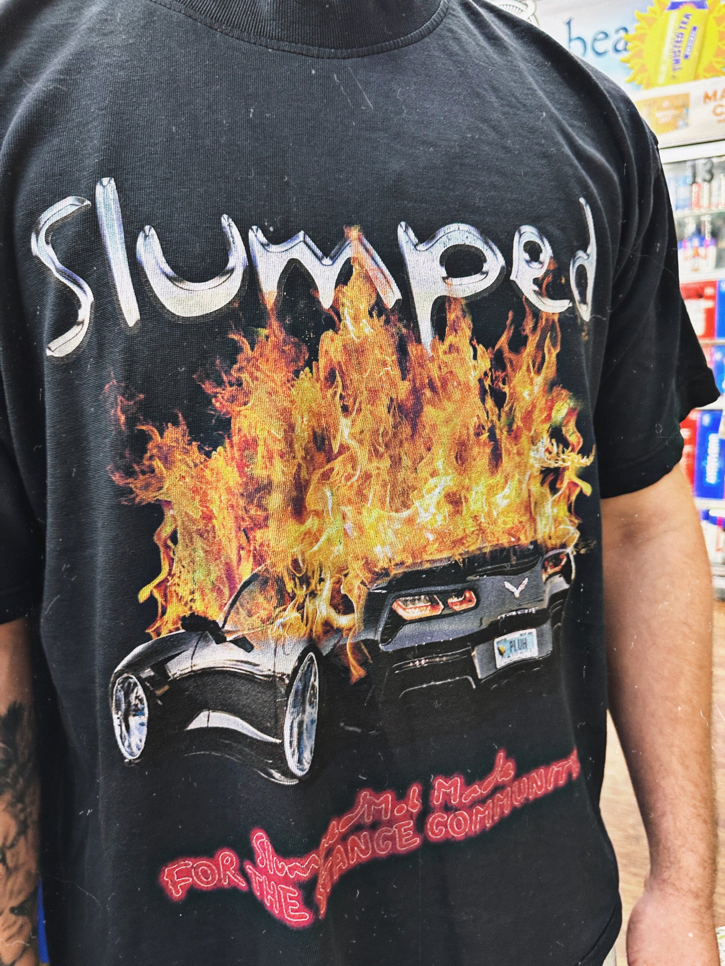JOHNBWTF X SLUMPEDMOB TSHIRT
